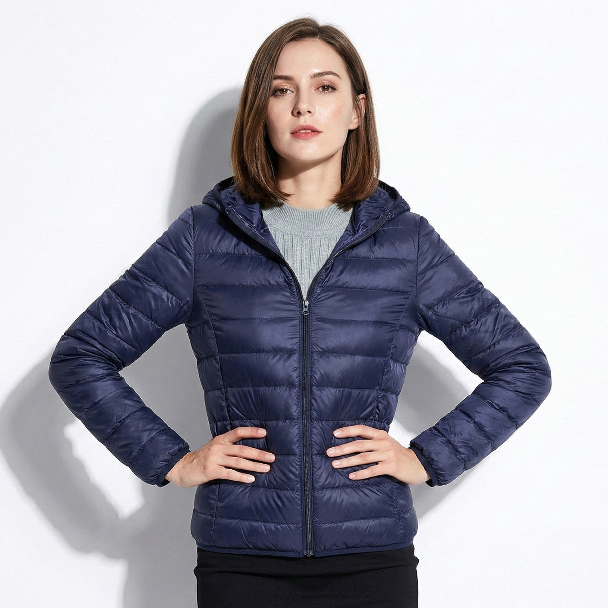 Eleanor - Women's Warm Hooded Puffer Jacket