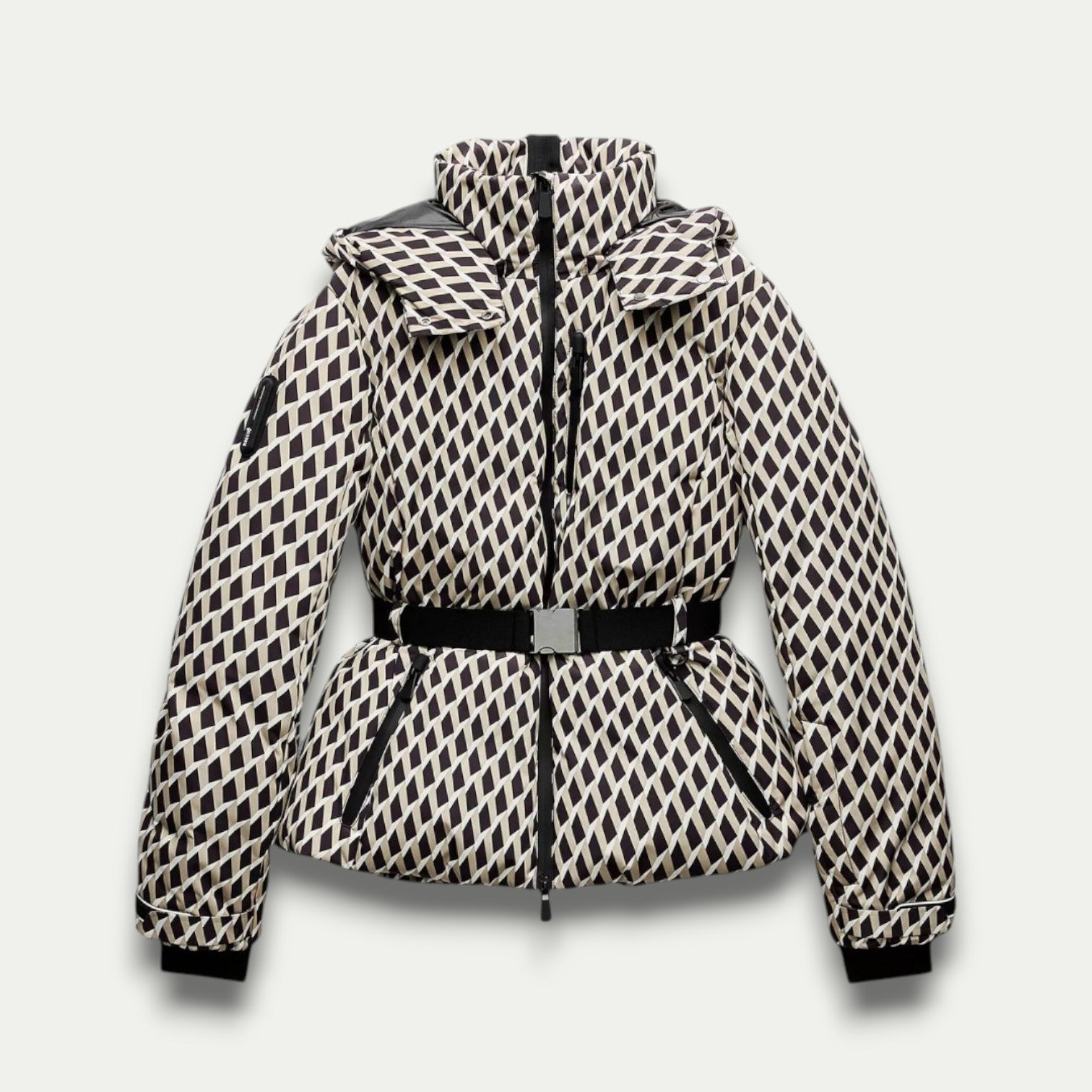 Laura - Warmer parka with belt for cold winter days