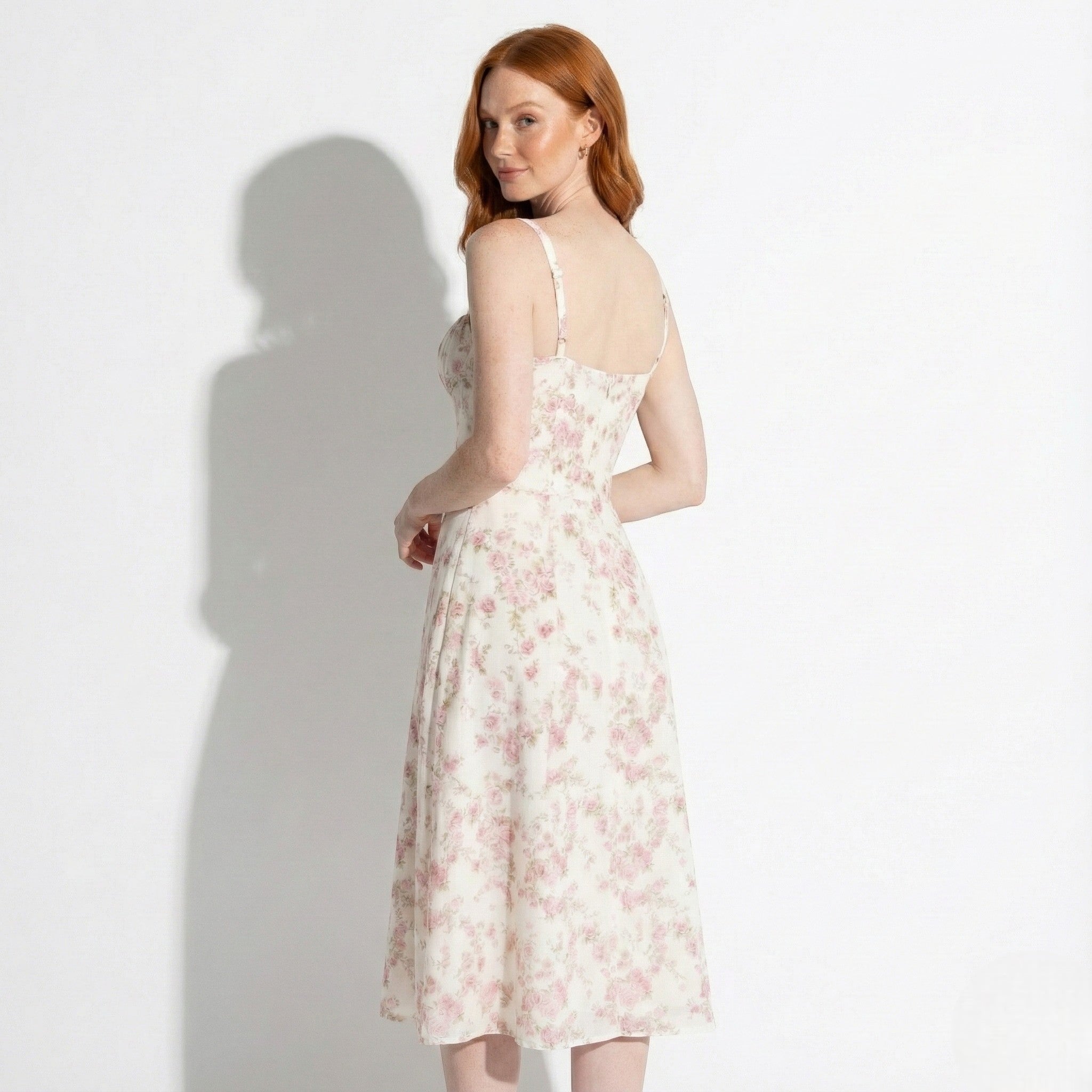 Isla - Women's Flared A-Line Midi Dress