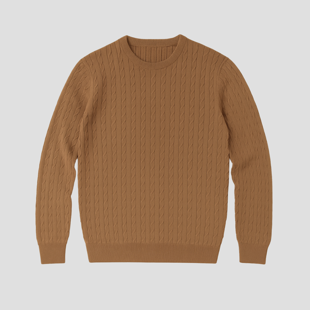 Dean – Men's Cable Knit Sweater