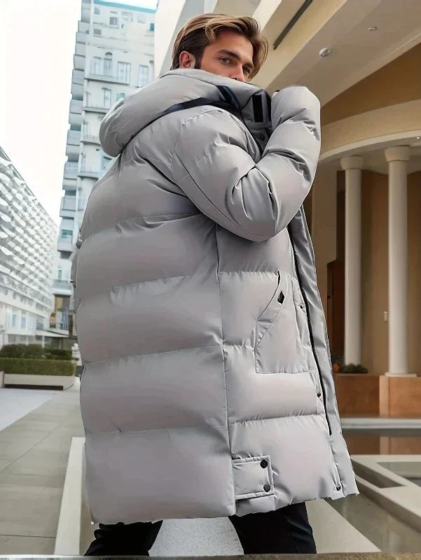 Frank – Long, waterproof winter parka with hood