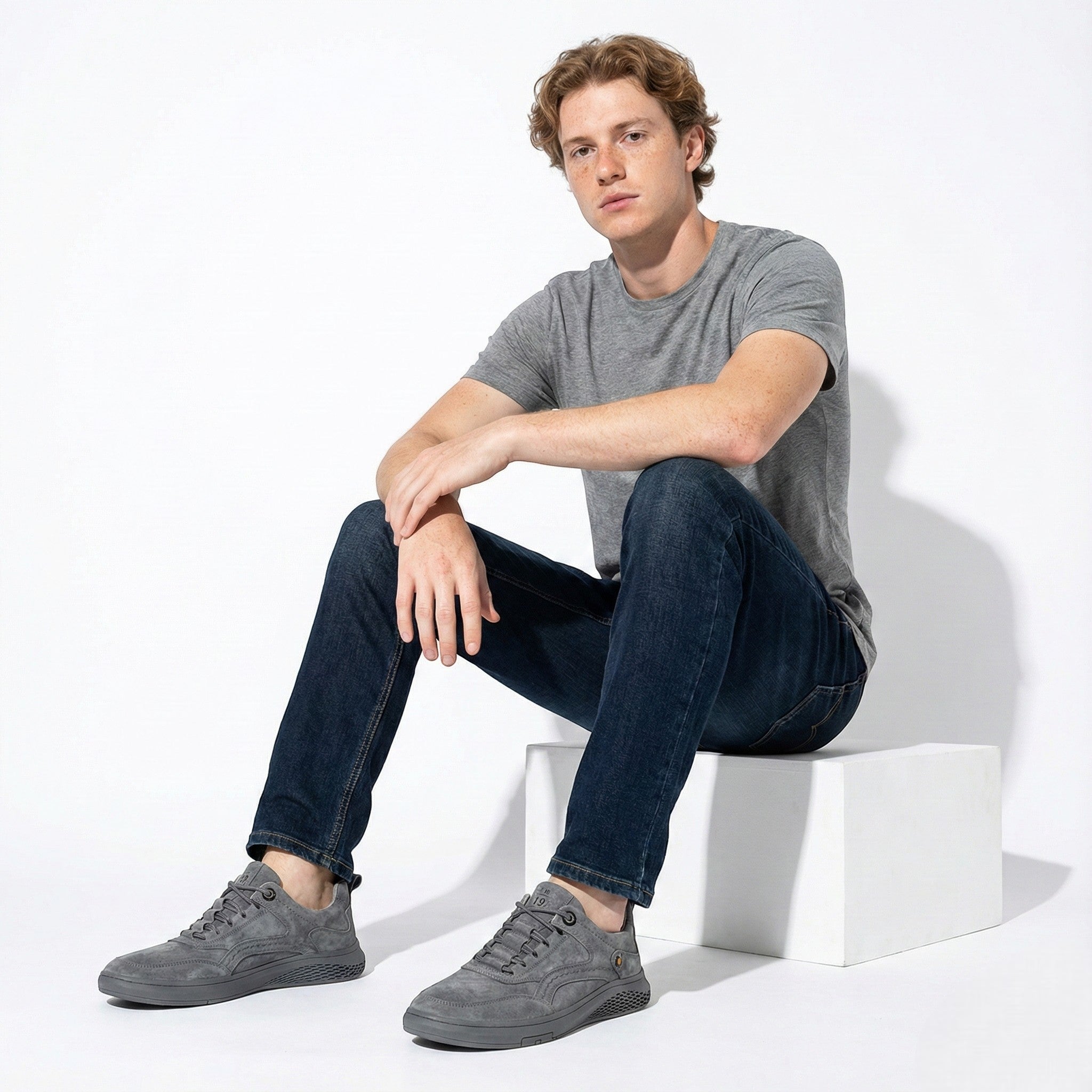 Thomas - Men’s Breathable Suede Sneakers