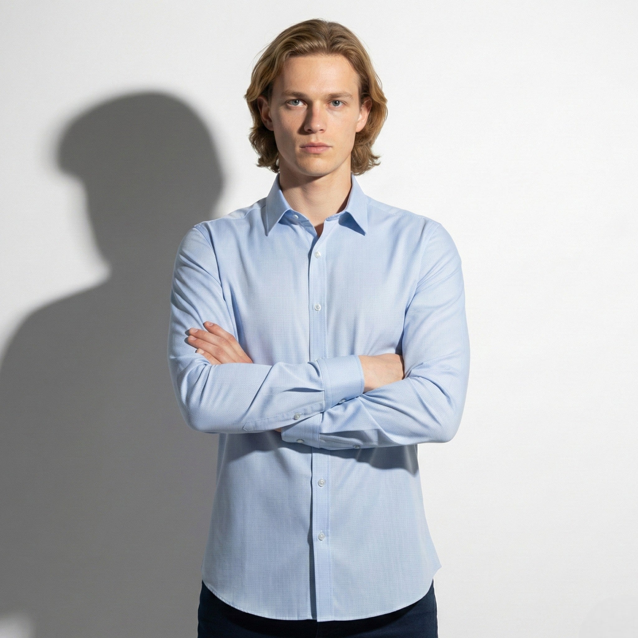 Thomas - Men's Tailored Fit and Comfortable Buttoned Shirt