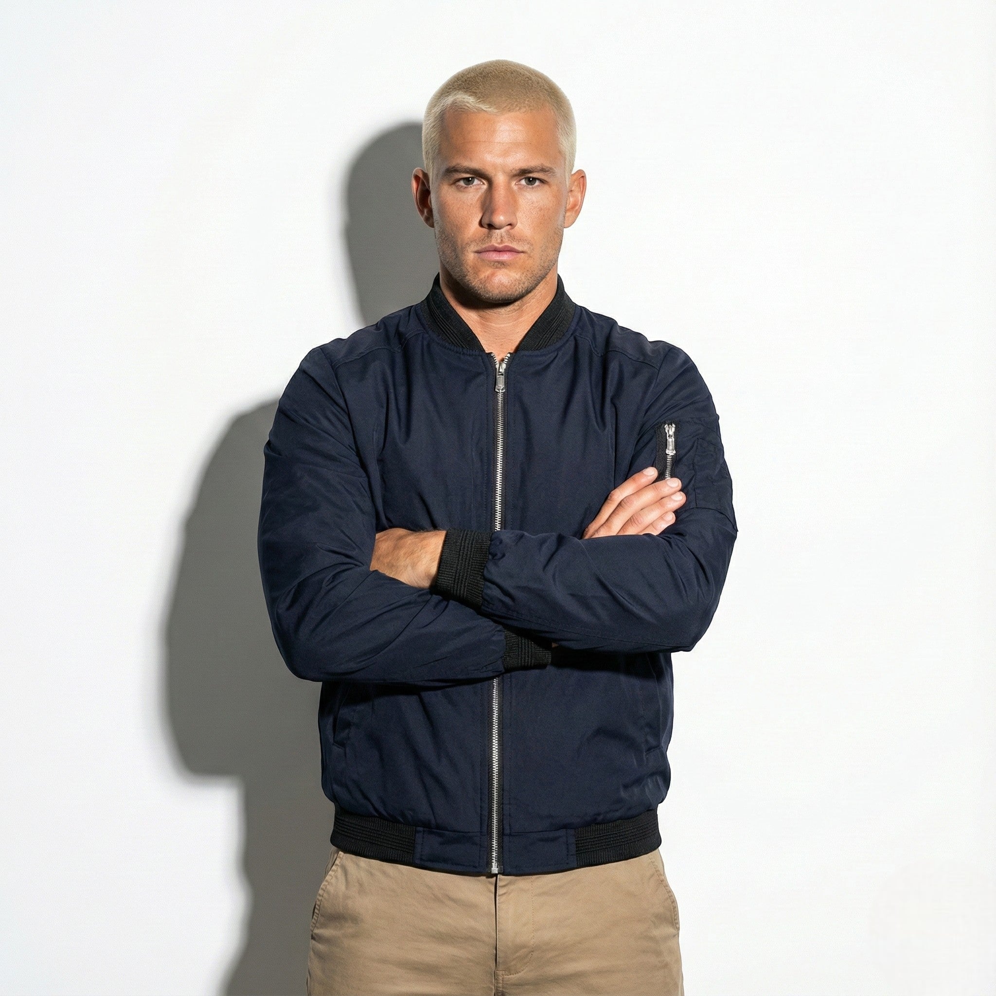 Craig - Men's Lightweight Zip-up Bomber Jacket