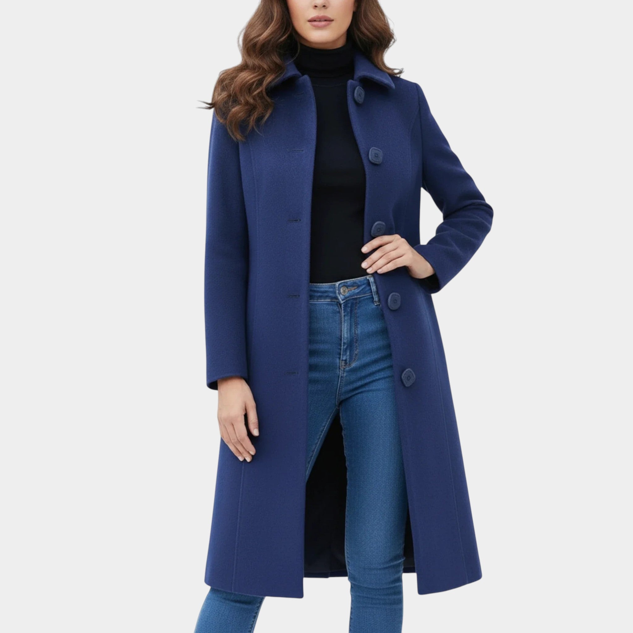 Elise | Women's Single Breasted Winter Trench Coat