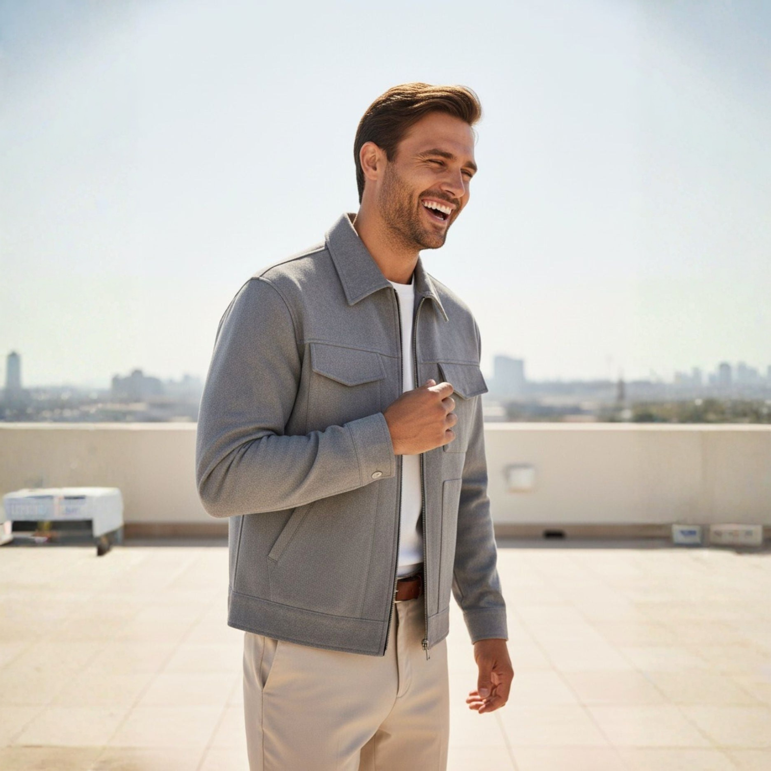 Nerio – Men's Cotton Overshirt Jacket