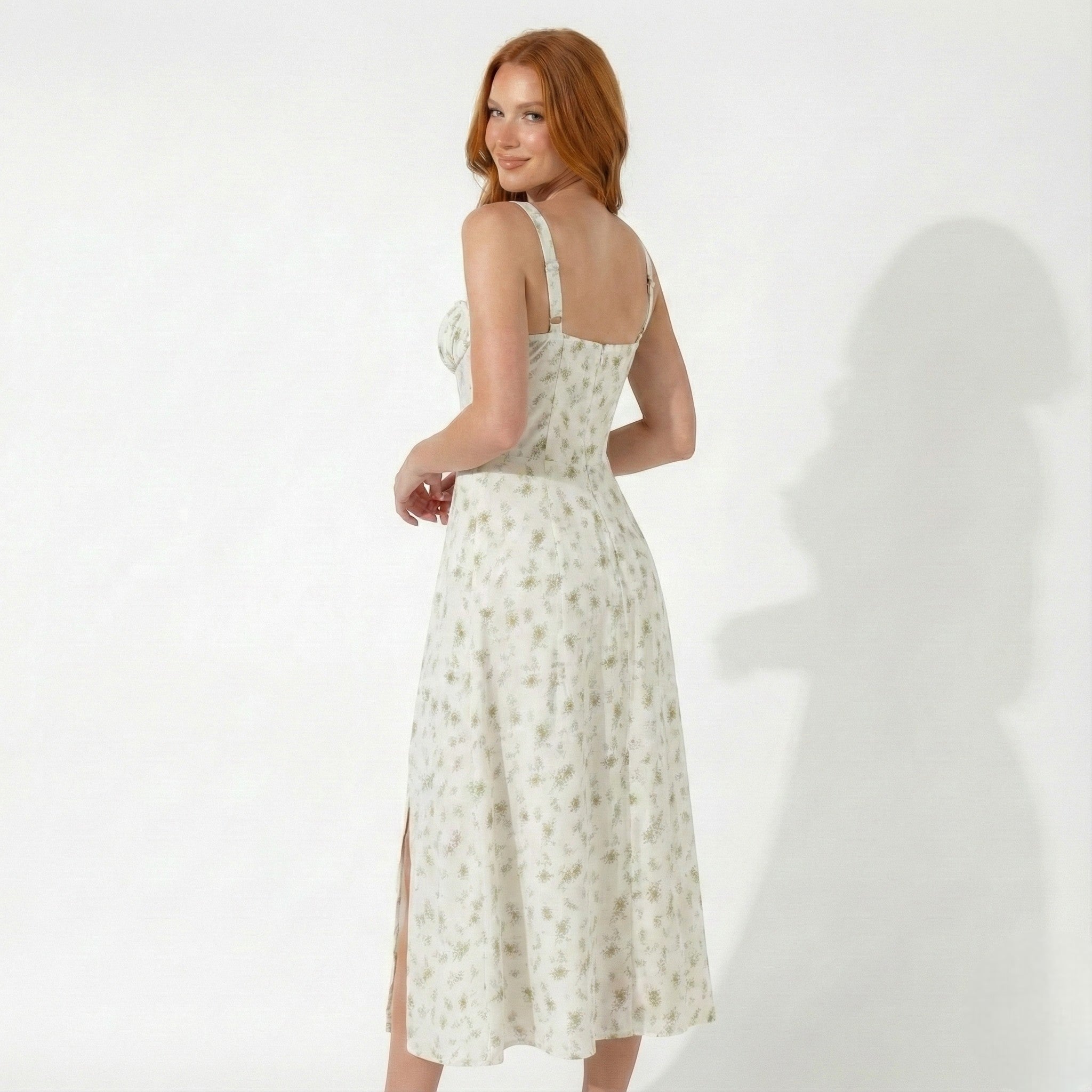 Isla - Women's Flared A-Line Midi Dress