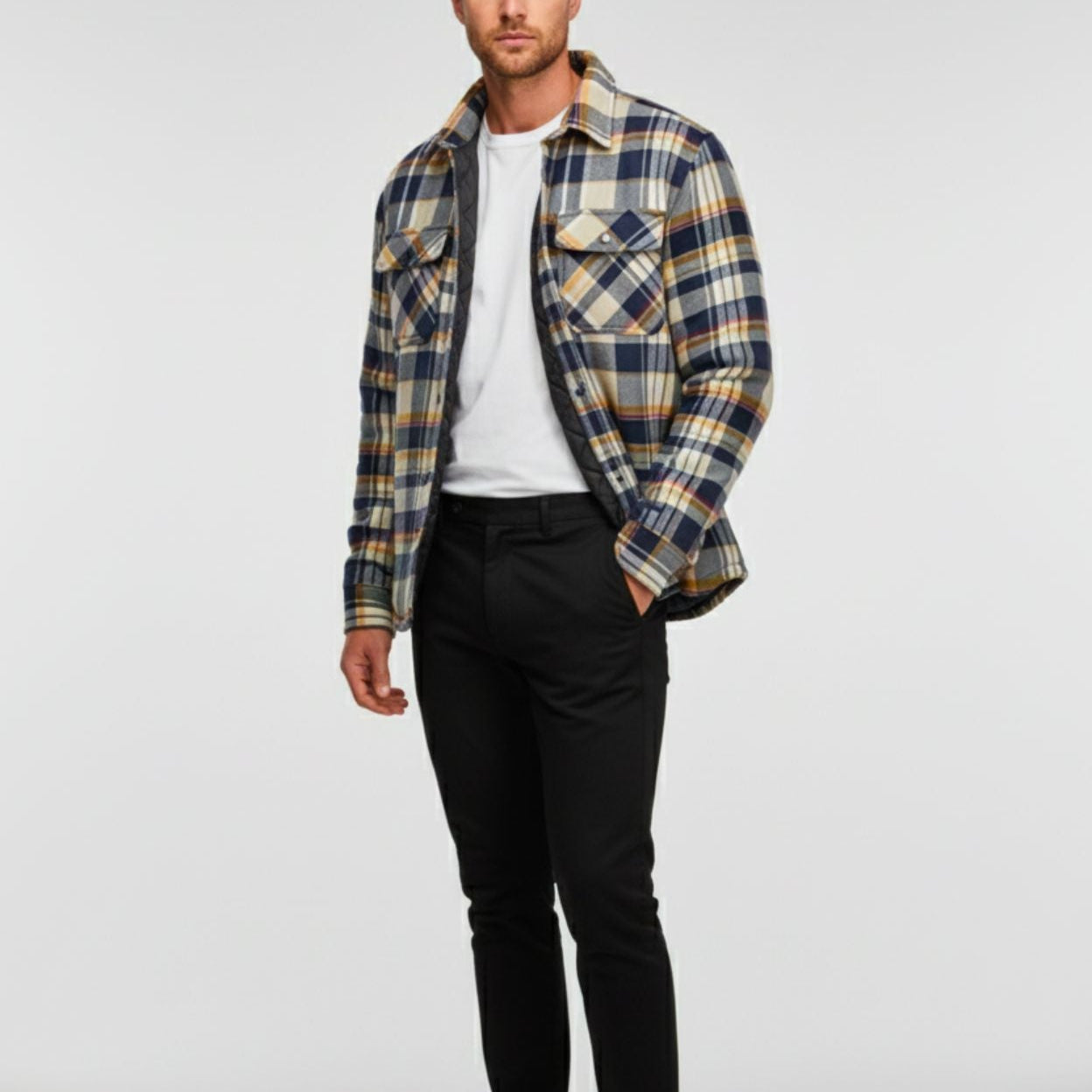 Lennox – Men's Cotton Overshirt Jacket