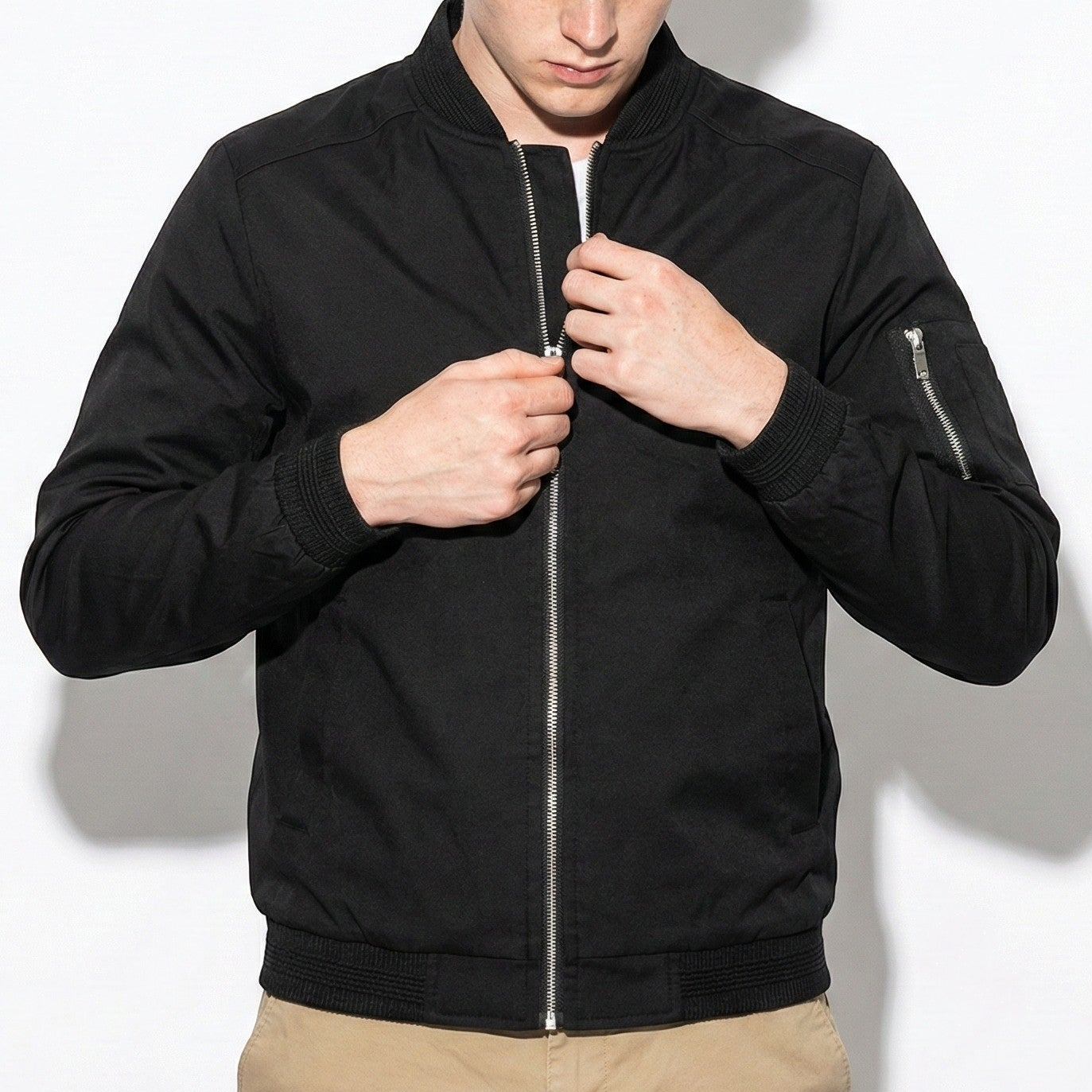 Craig - Men's Lightweight Zip-up Bomber Jacket