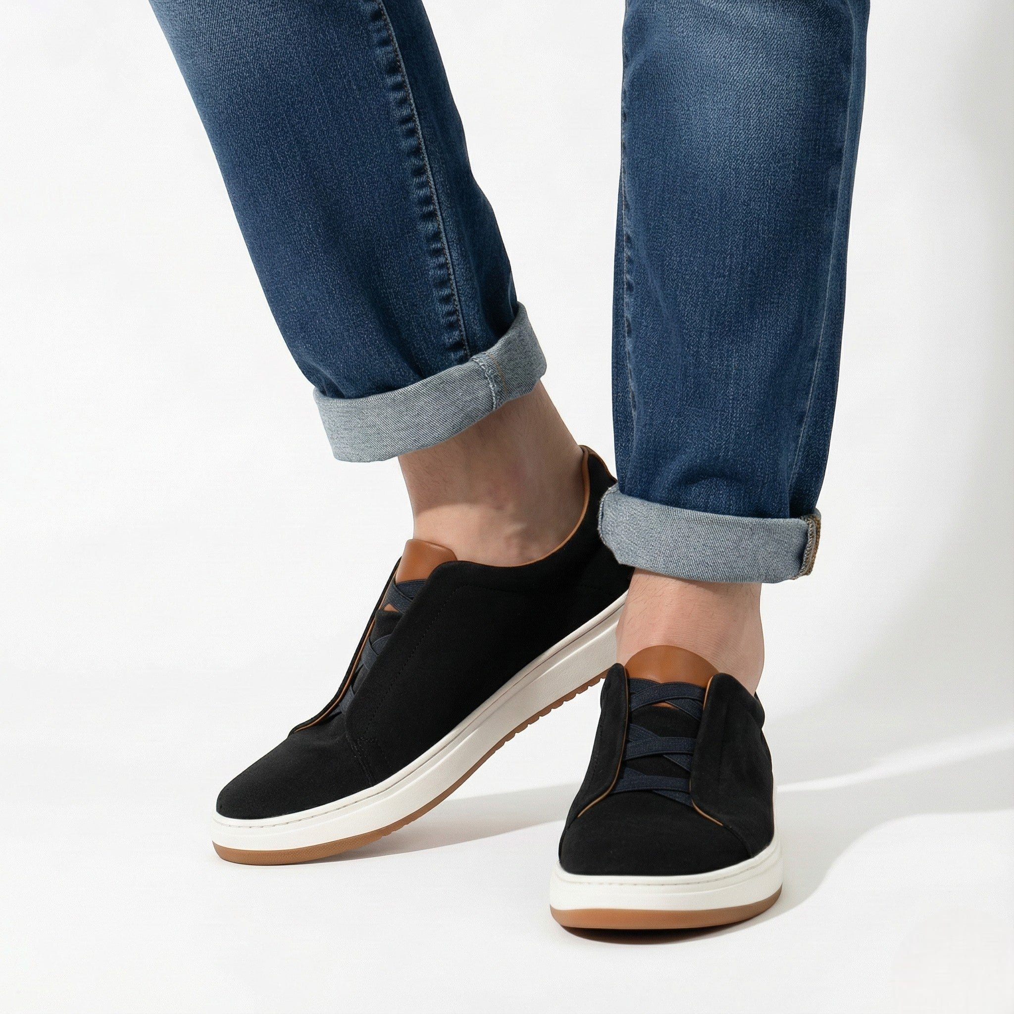 Charlie - Men's Casual Suede Slip-On Shoes with Soft Cushioned Sole