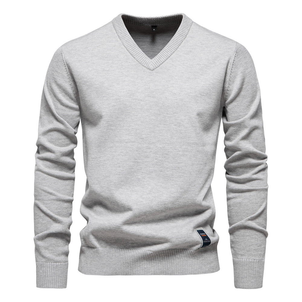 Men's Slim-Fit V-Neck Sweater