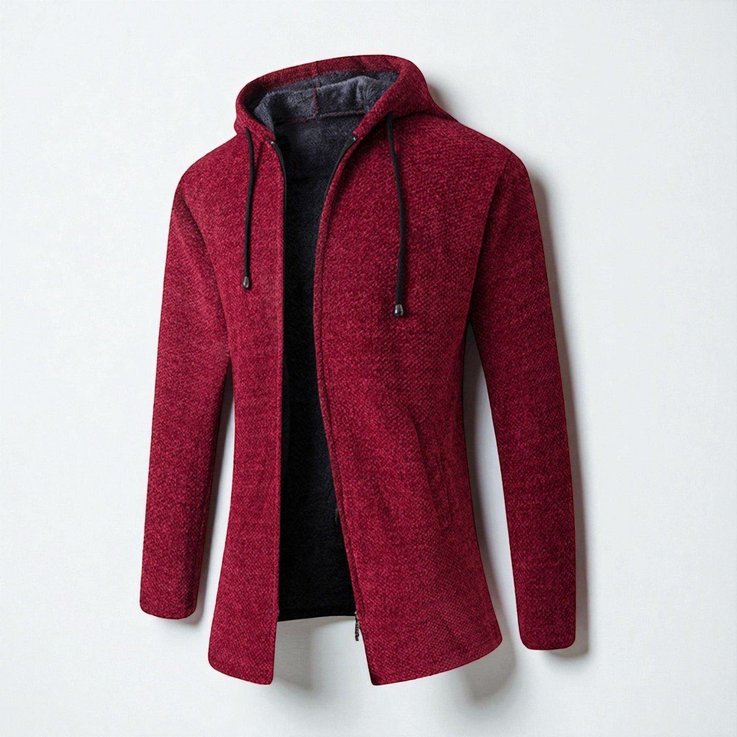 Leon – Longline Hoodie for Men Fleece with Hood