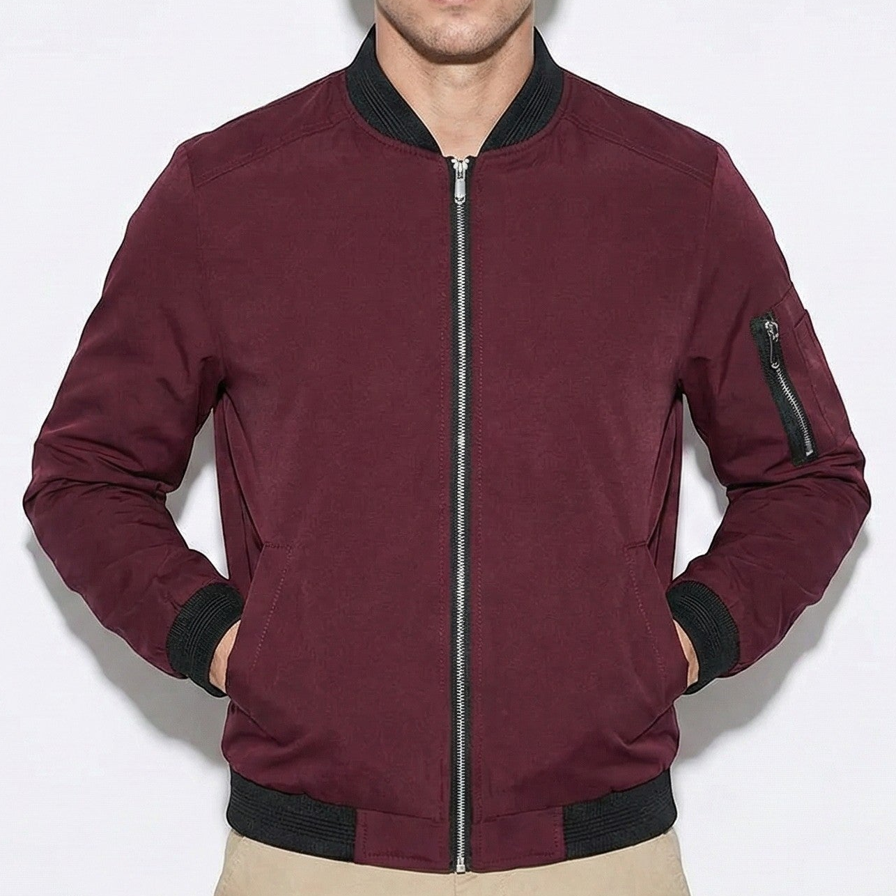 Craig - Men's Lightweight Zip-up Bomber Jacket