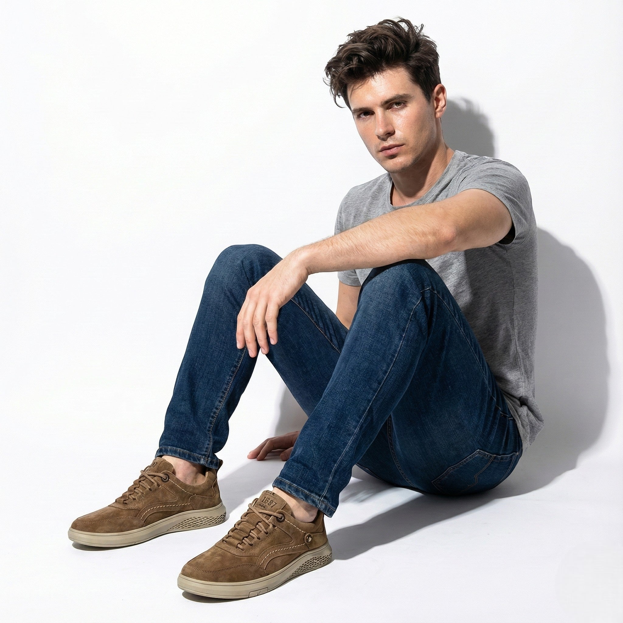 Thomas - Men’s Breathable Suede Sneakers