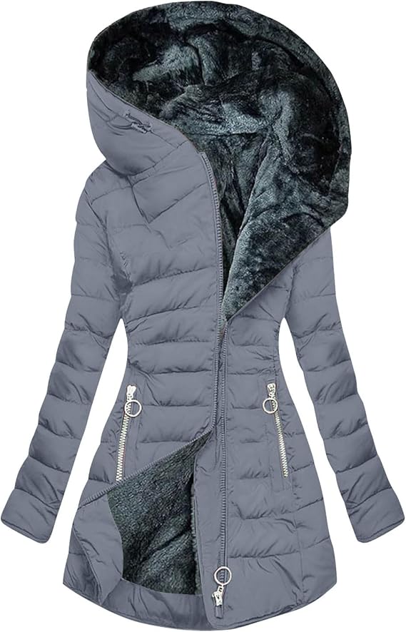 Eleonora - Padded Jacket with Warm Plush Lining