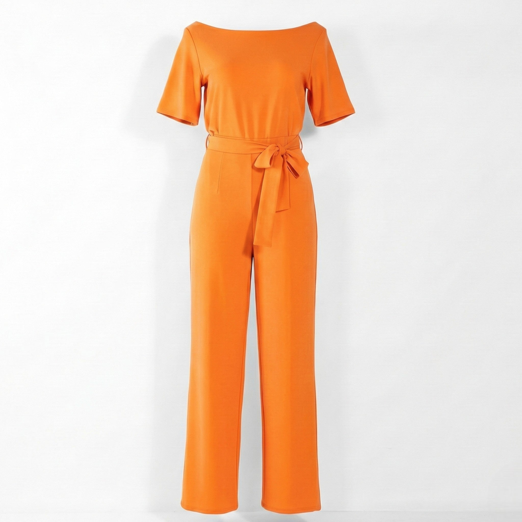 Maisie - Women’s Short-Sleeve High-Waist Jumpsuit