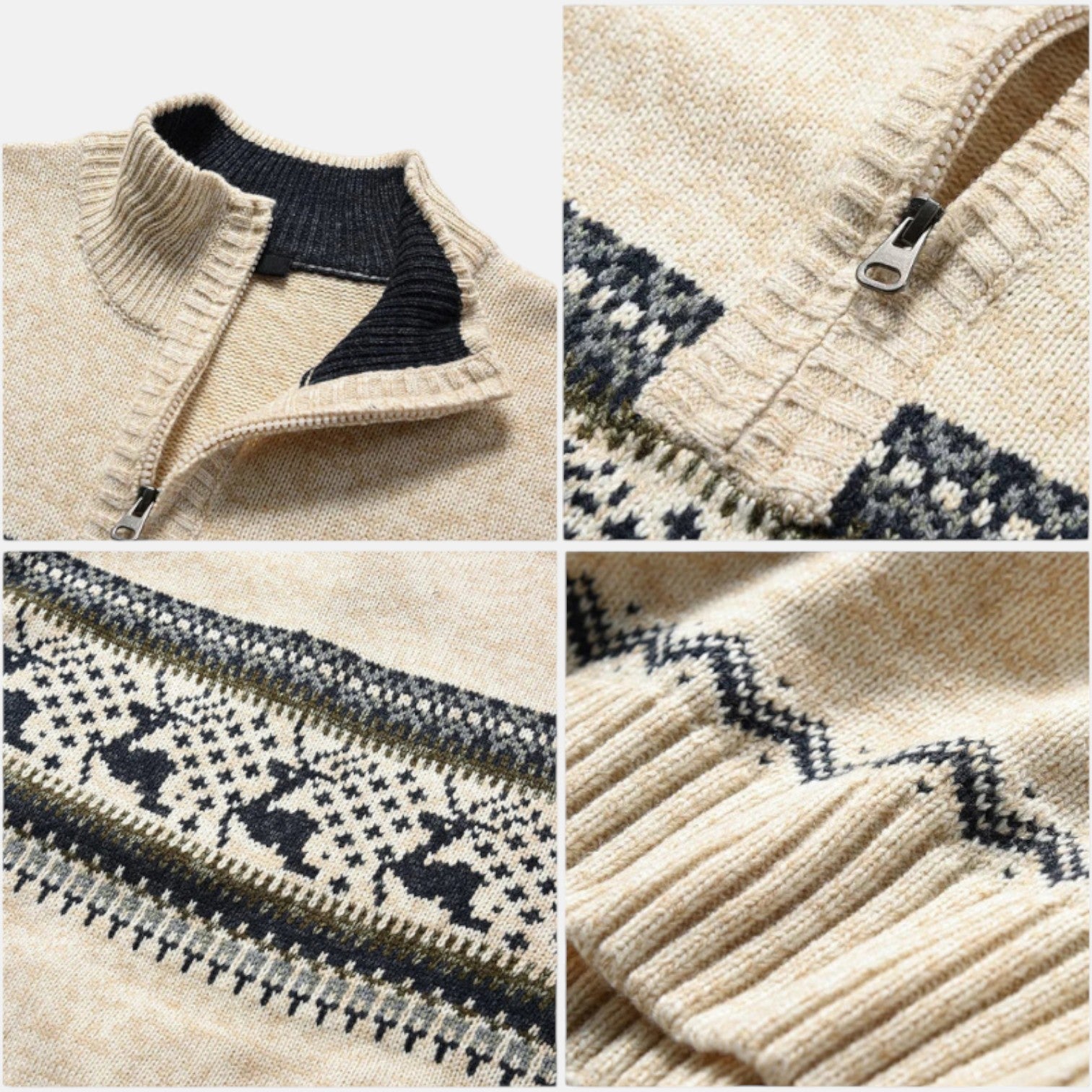 Elian – Men's Cotton Winter Sweater