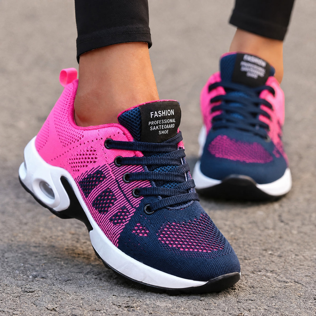 Marley - Women's Orthopedic Lace-Up Trainers with Cushioned Sole