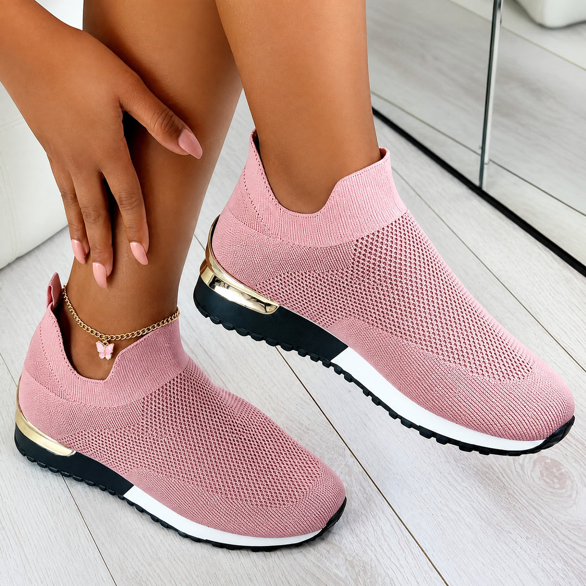 Alice - Women's Orthopedic Slip-On Sneakers with Cushioned Sole