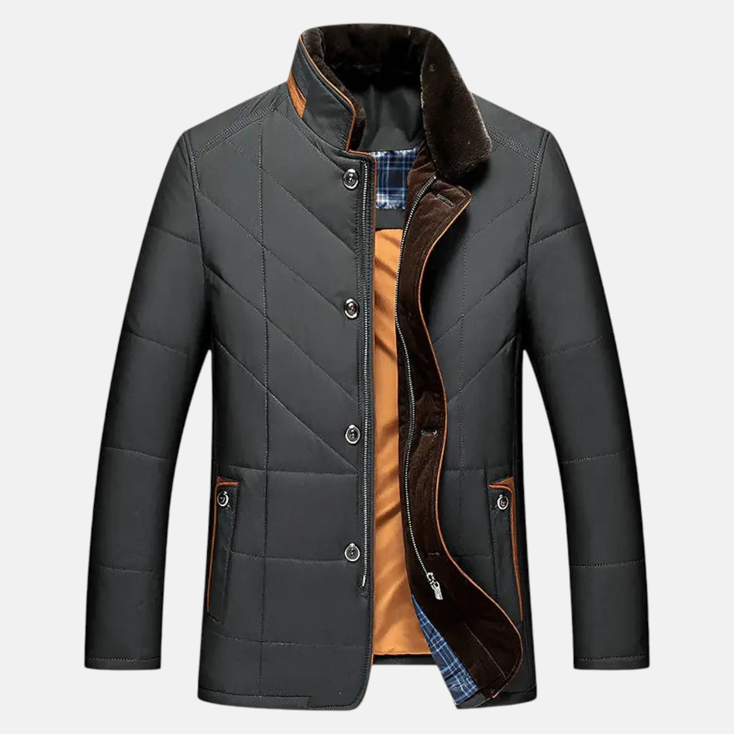 Henrik – Men's Padded Wool Jacket