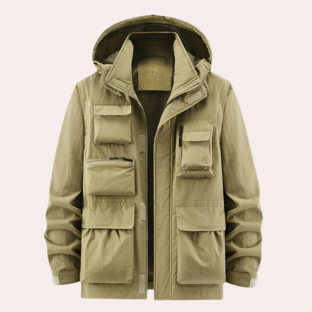 Men's Insulated Winter Parka with Hood