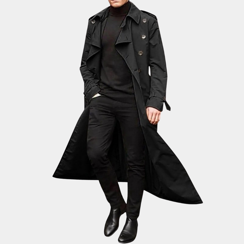 Jonas - Trench Coat - made of wool for business outfit