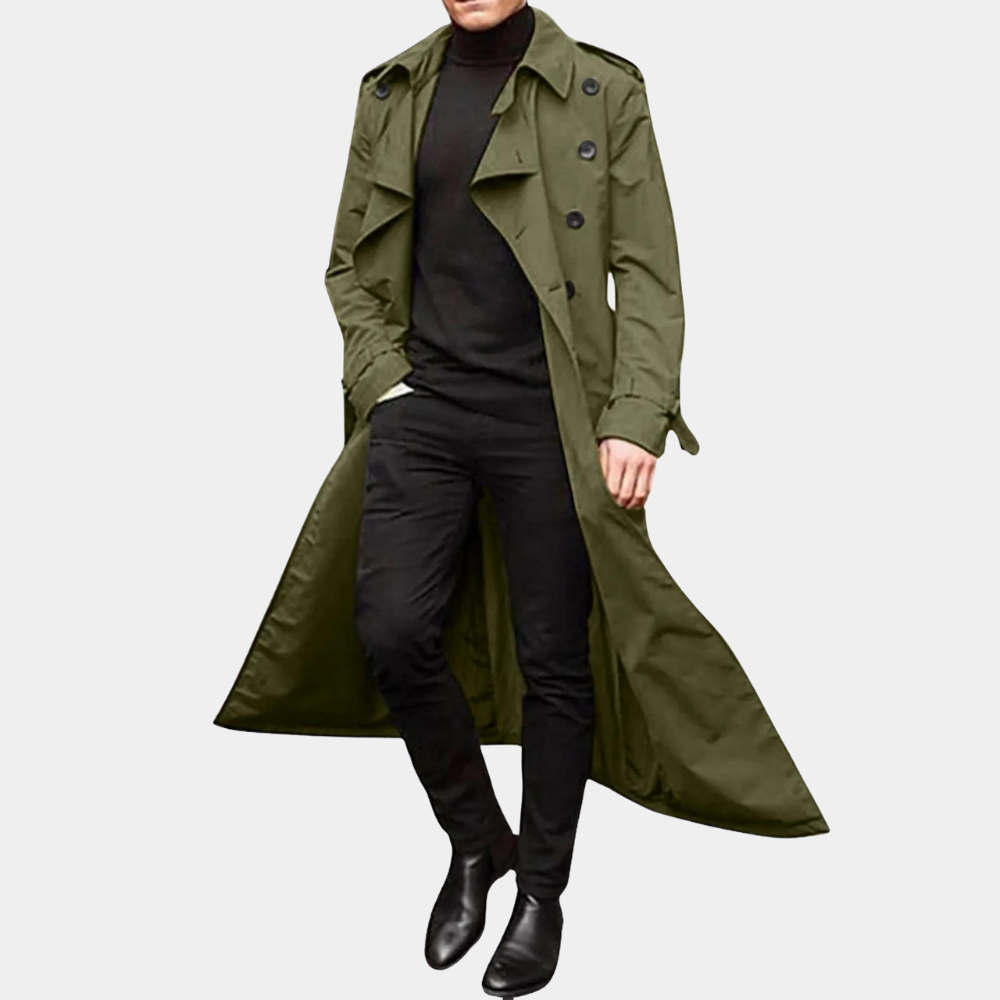 Jonas - Trench Coat - made of wool for business outfit