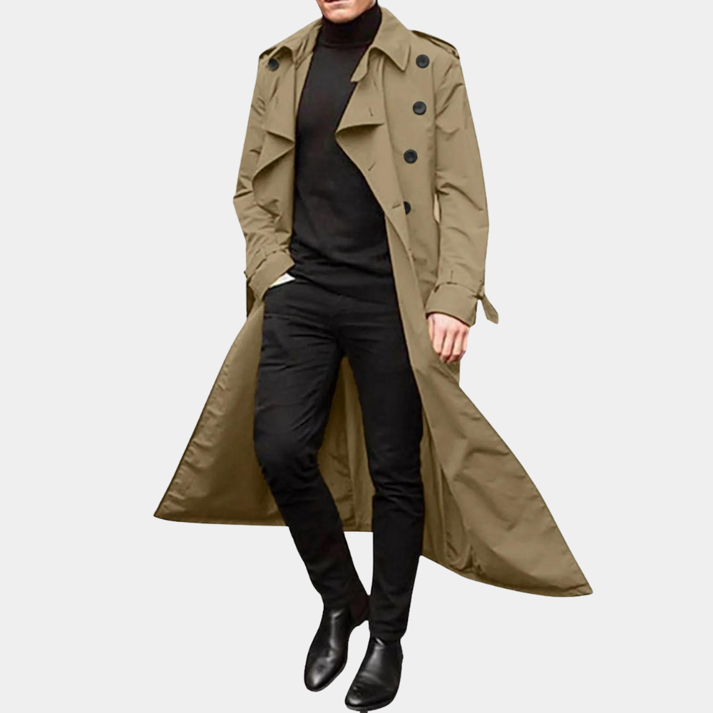 Jonas - Trench Coat - made of wool for business outfit