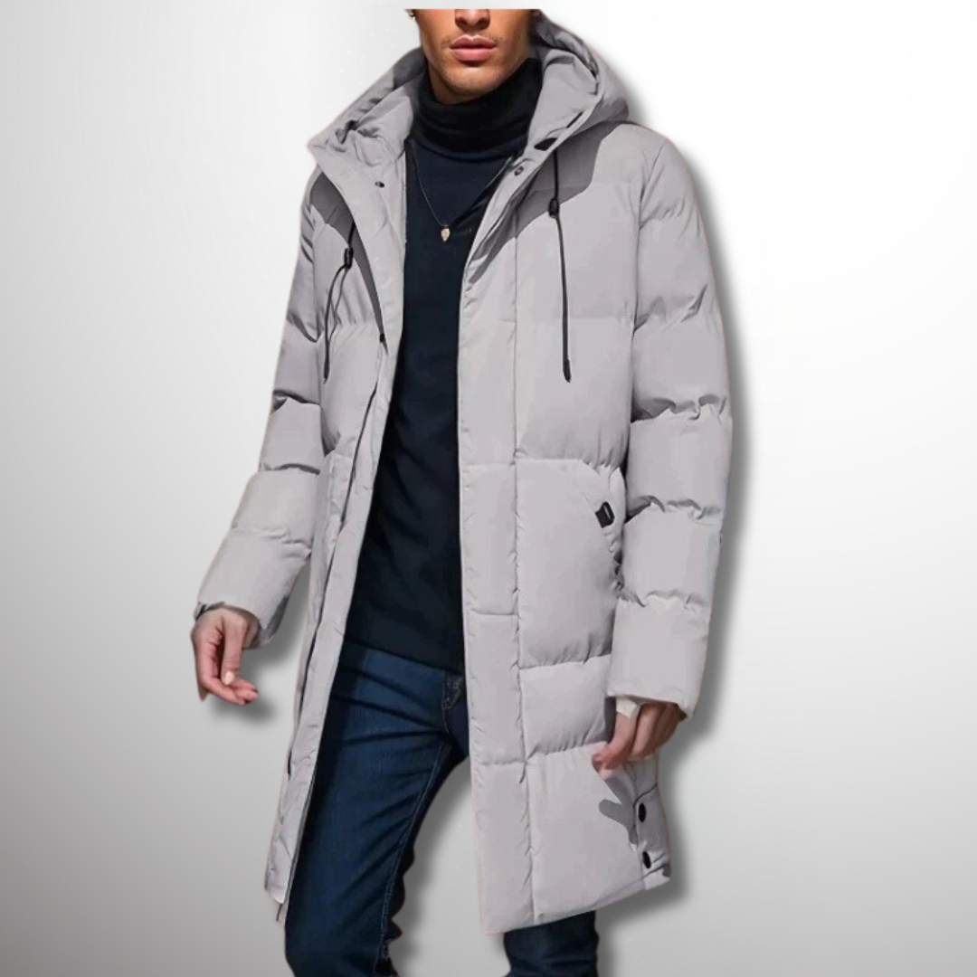 Frank – Long, waterproof winter parka with hood