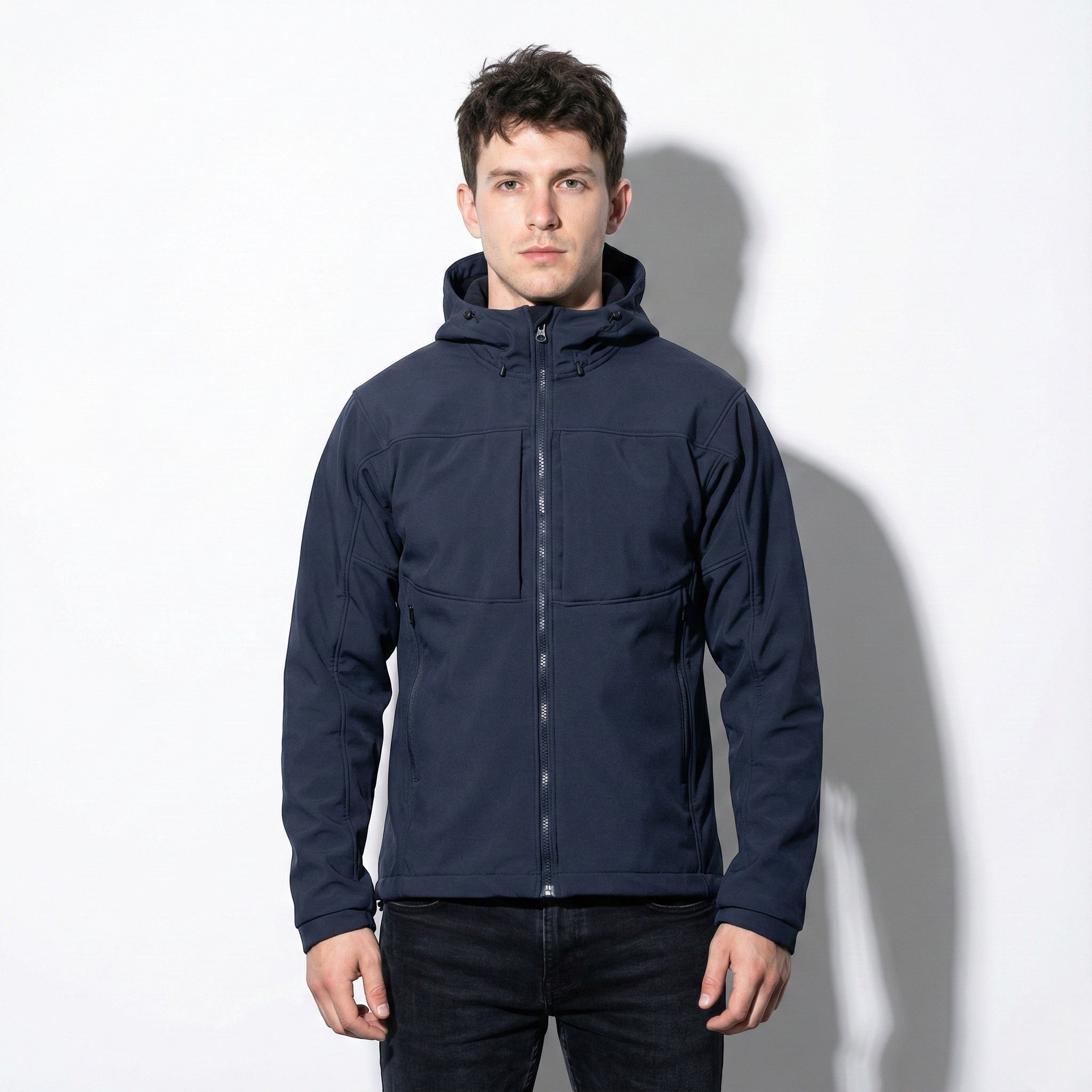 Roland – Winter Jacket with Hood and Full-Length Zipper