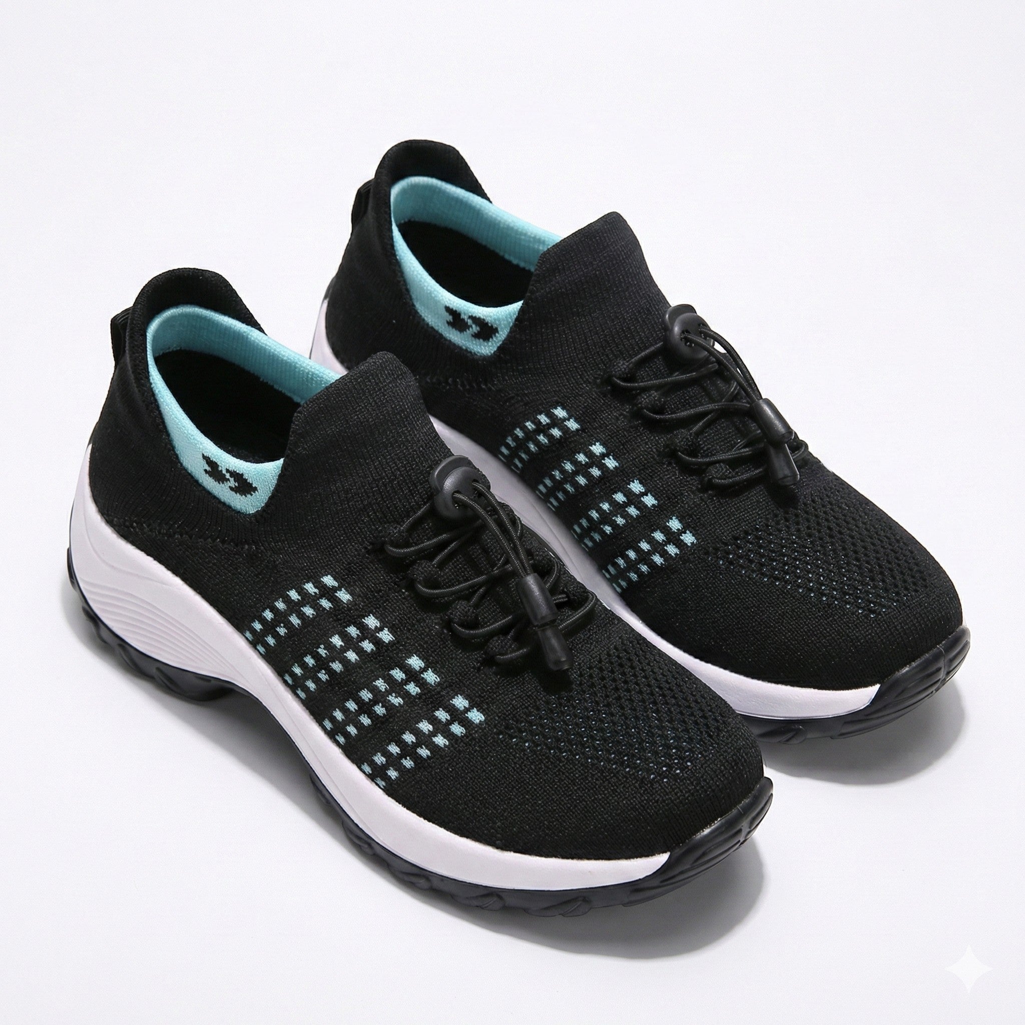 Freya - Women’s Lightweight Breathable Trainers with Toggle Laces