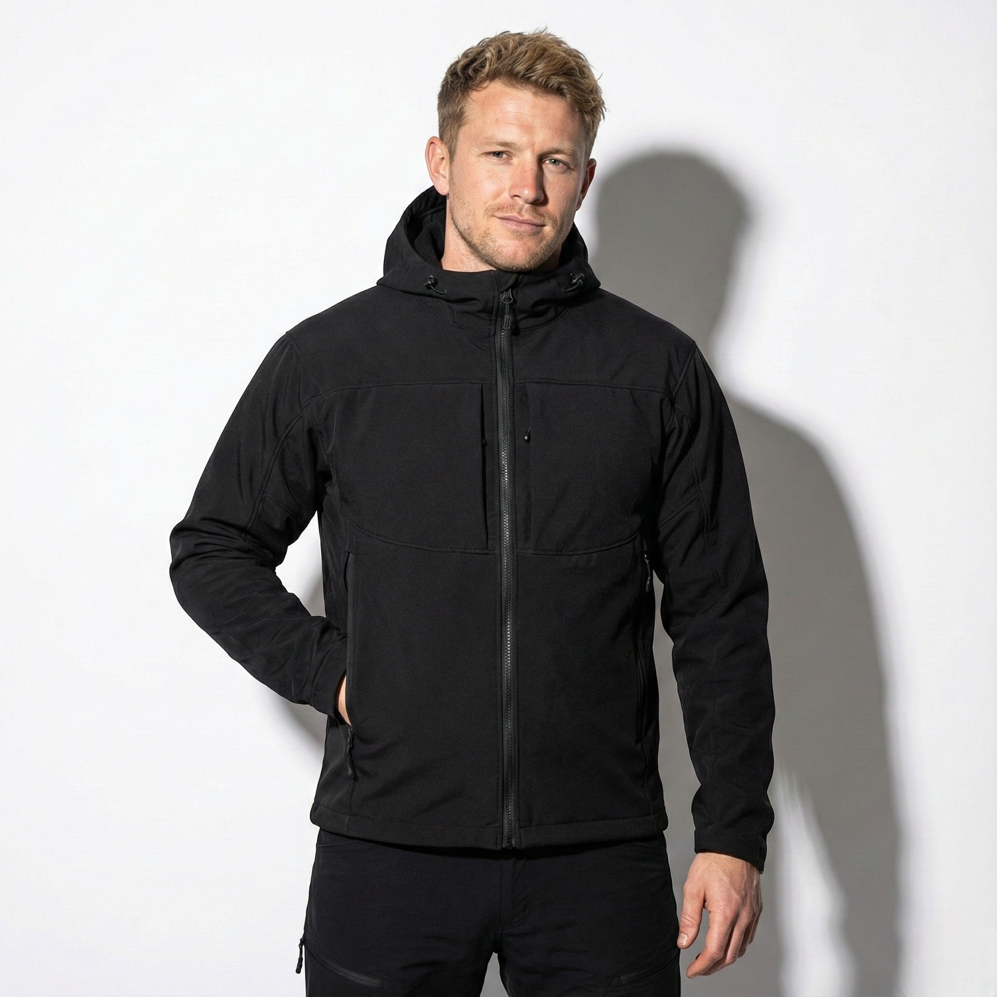 Roland – Winter Jacket with Hood and Full-Length Zipper
