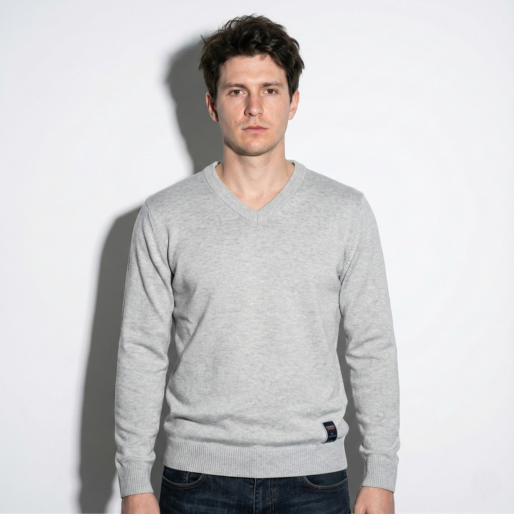 Men's Slim-Fit V-Neck Sweater