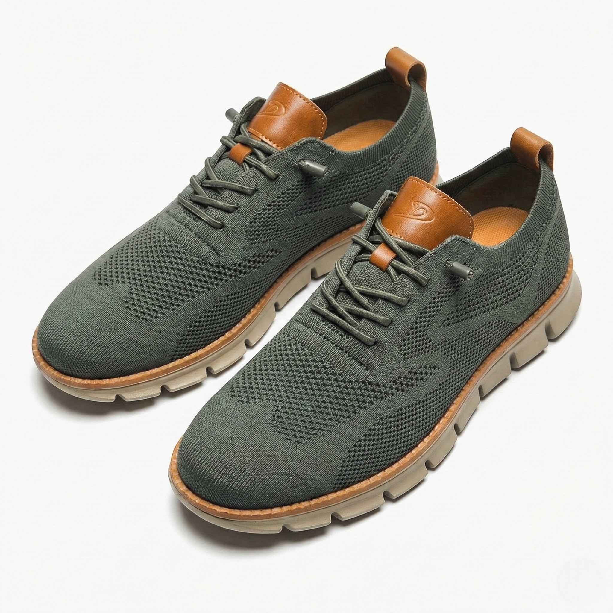 Noah - Men's Comfortable Walking Shoes with Knit Upper and Cushioned Sole