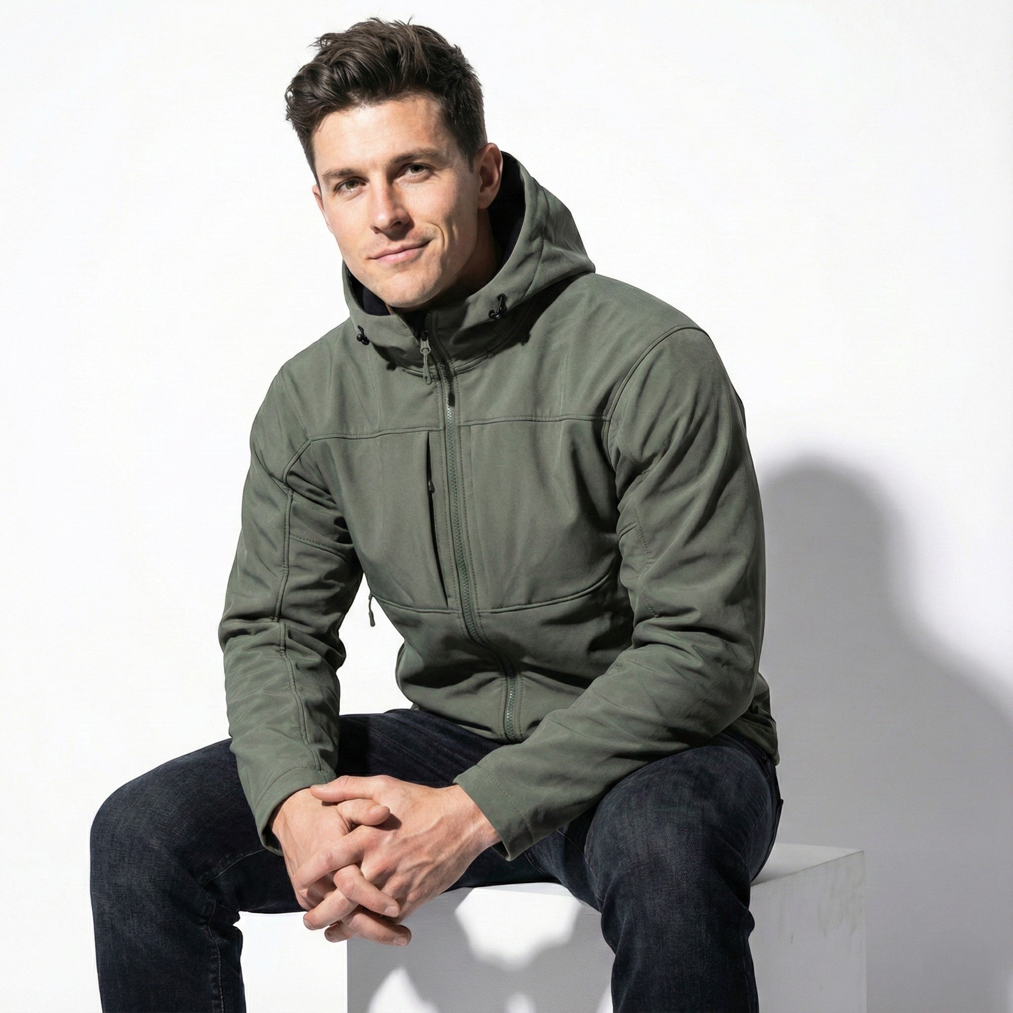 Roland – Winter Jacket with Hood and Full-Length Zipper