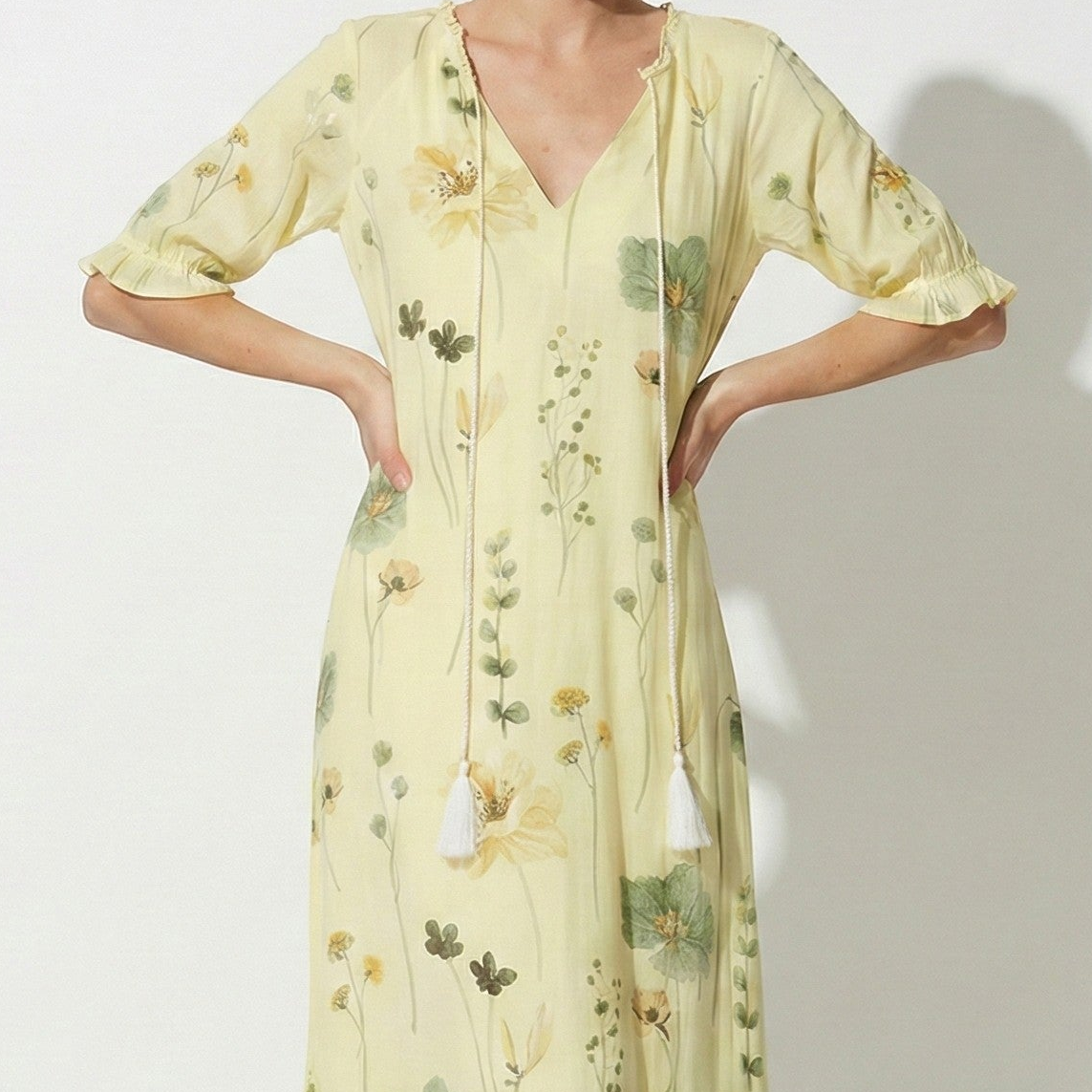 Lucy - Women's Bohemian Maxi Dress with Loose Fit