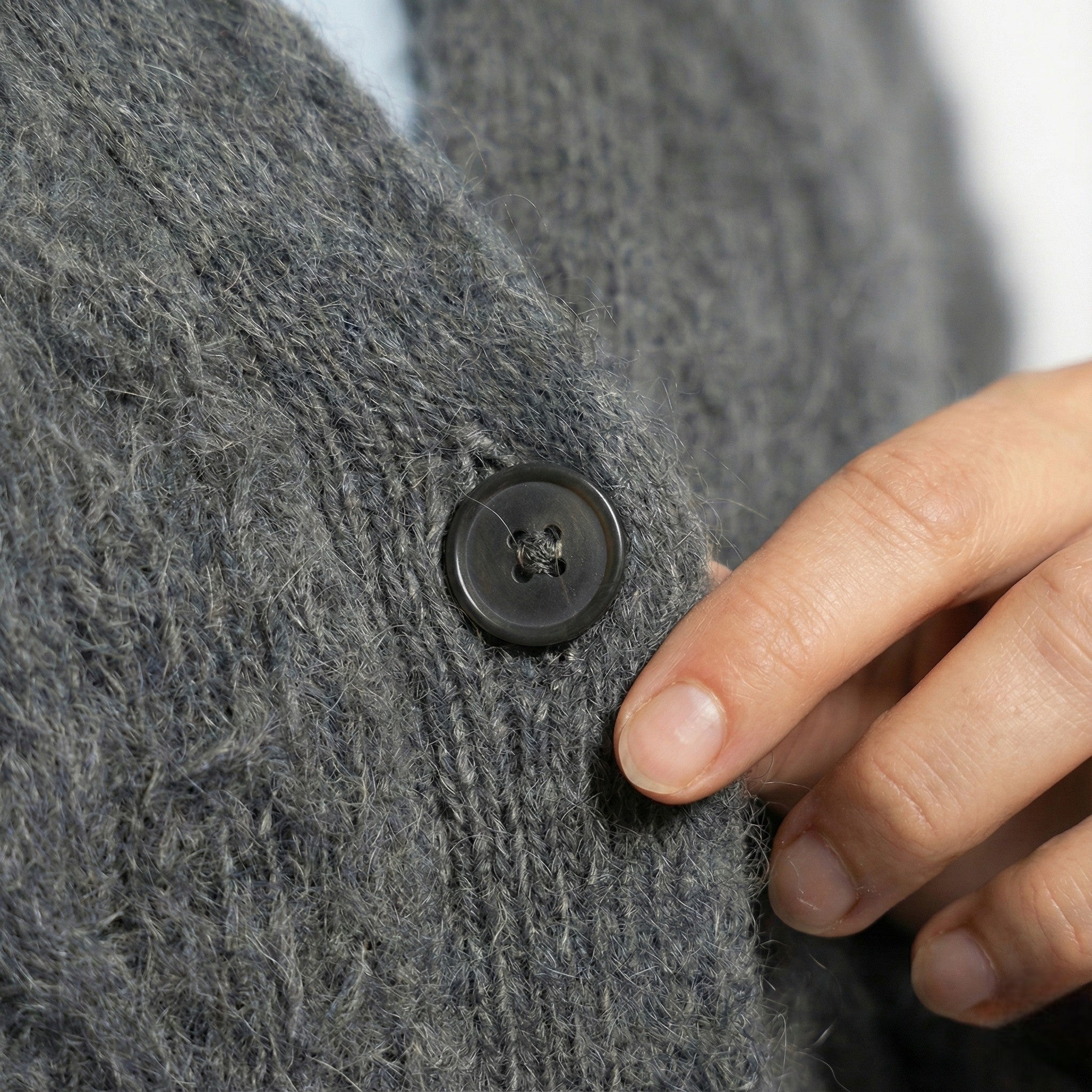 Women’s Oversized Fuzzy Knit Cardigan