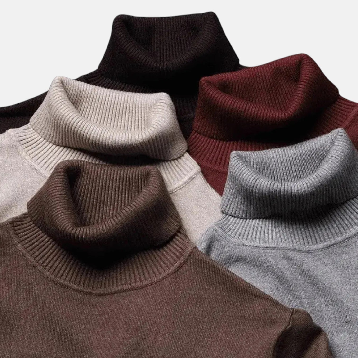 Giovano – Men's Cotton Turtleneck Sweater