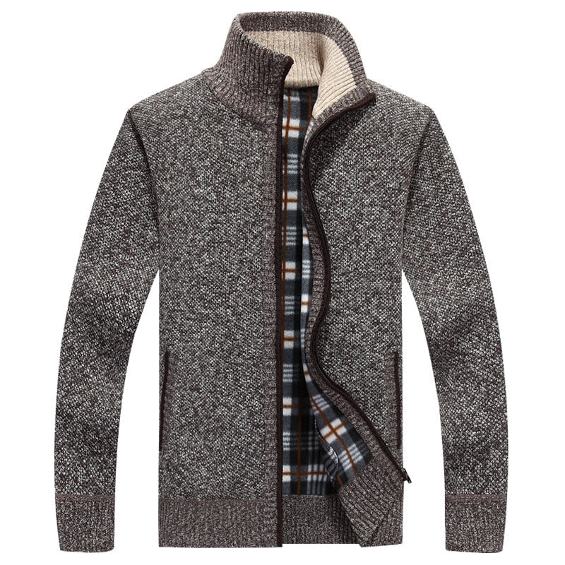Lukas – Lined Stand Collar Jacket with Full-Zip