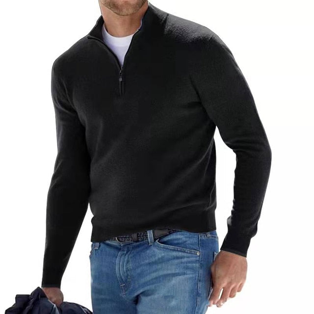 Leon – Long Sleeve Zip Jumper