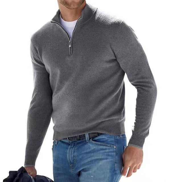 Leon – Long Sleeve Zip Jumper