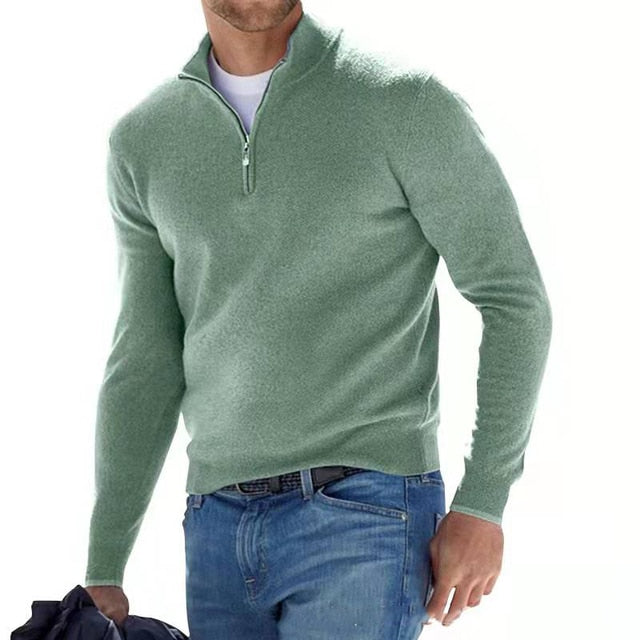 Leon – Long Sleeve Zip Jumper