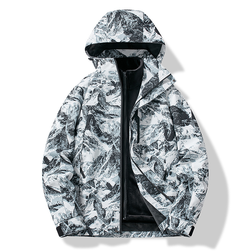Brandon - Men’s Mountain Print Ski Jacket