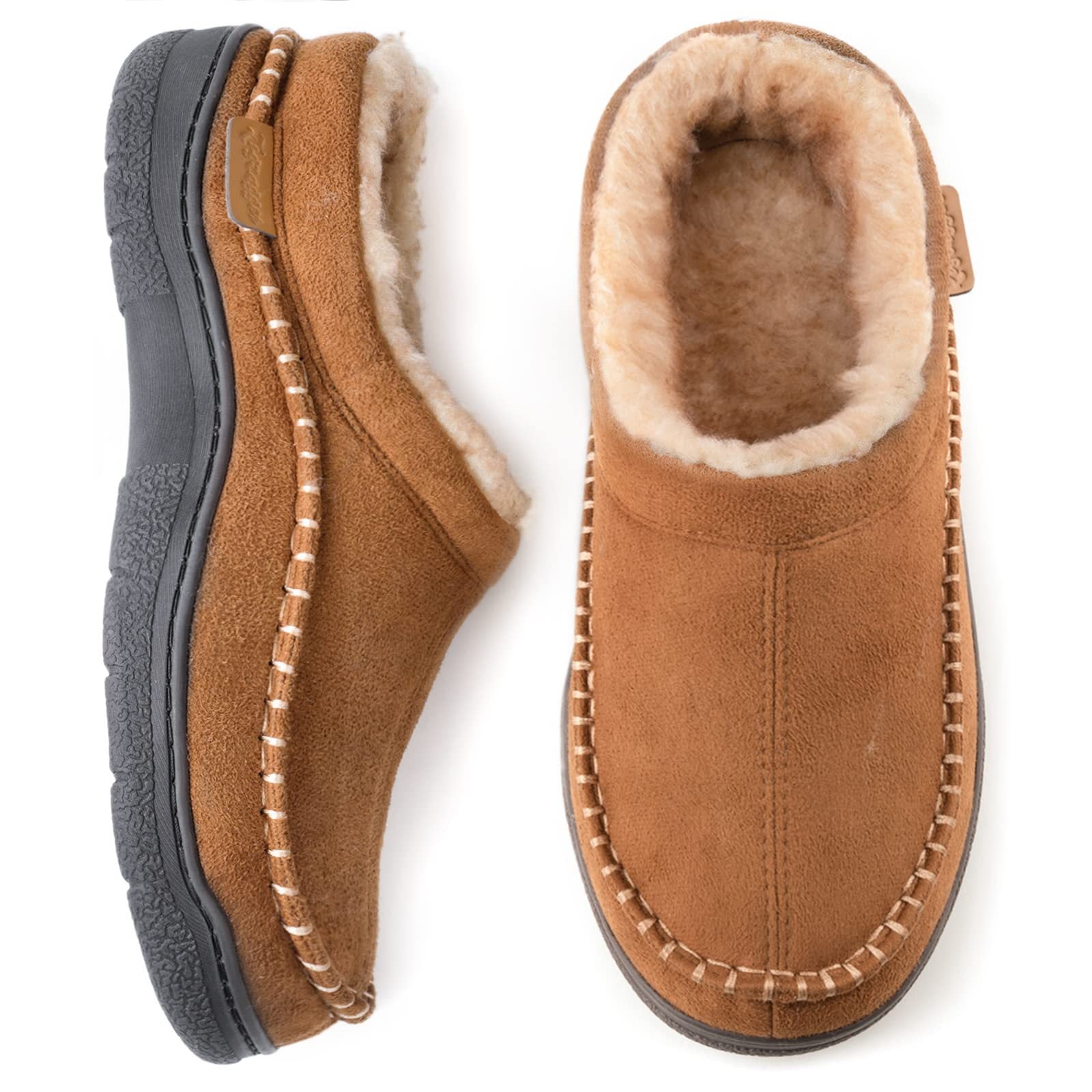 Joris – Men's Slippers Made of Suede with Warm Lining