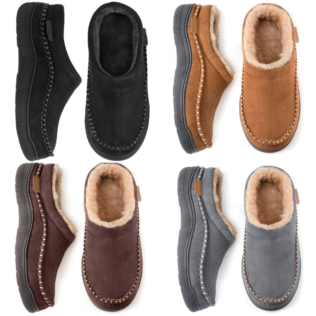 Joris – Men's Slippers Made of Suede with Warm Lining