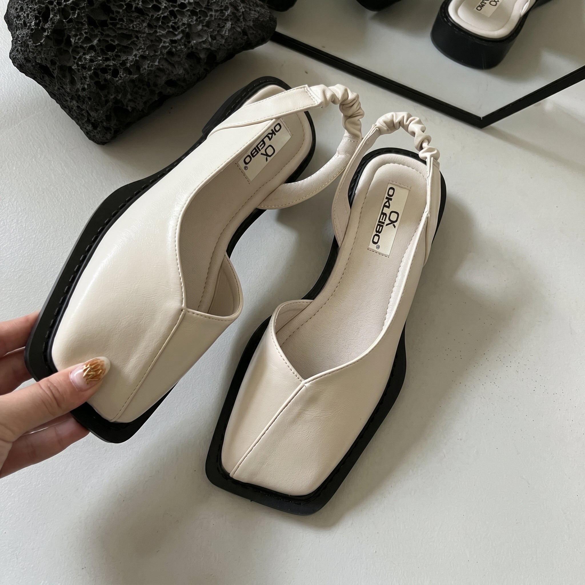 Daisy - Women's Square Toe Slingback Sandals