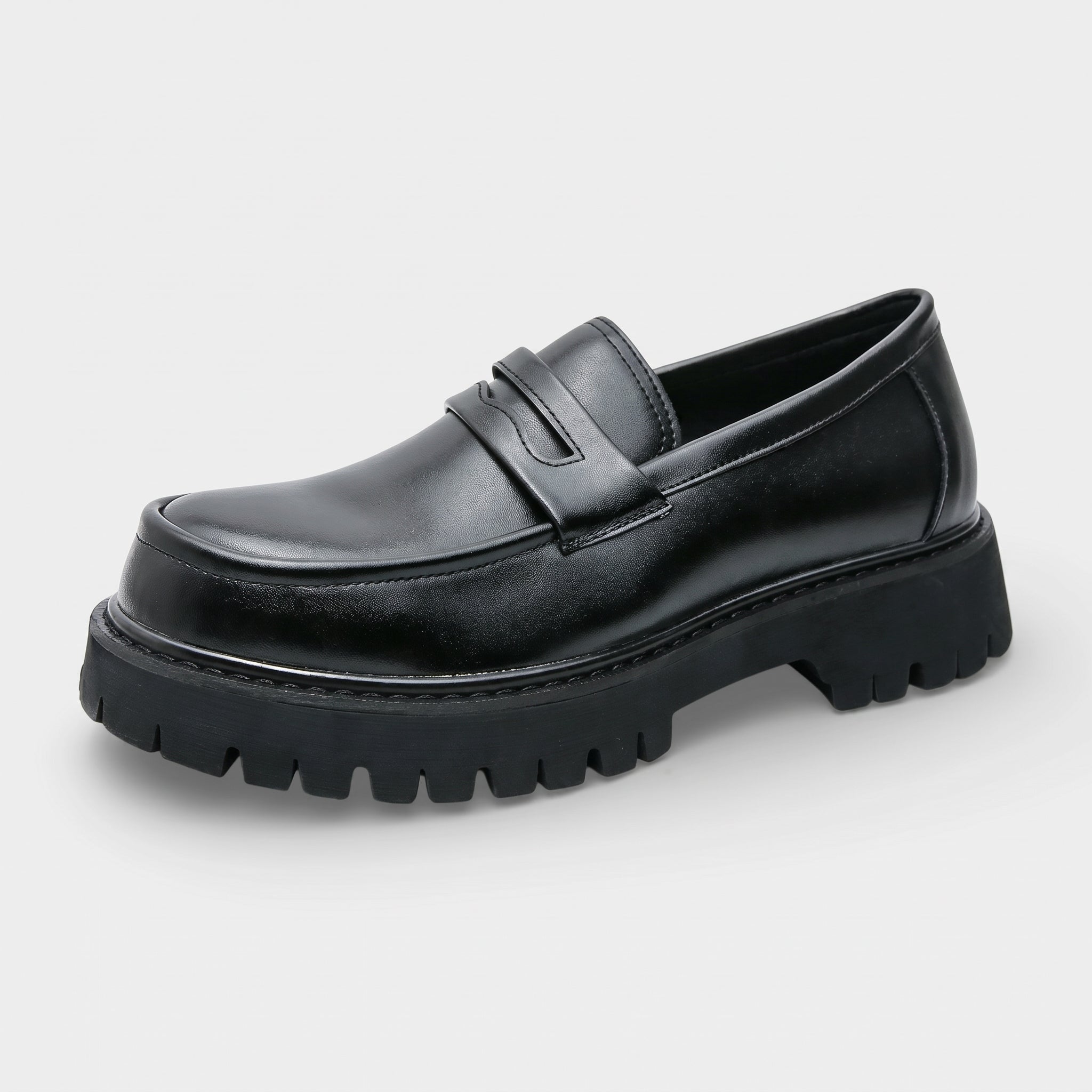 Richard - Men's Chunky Sole Penny Loafers