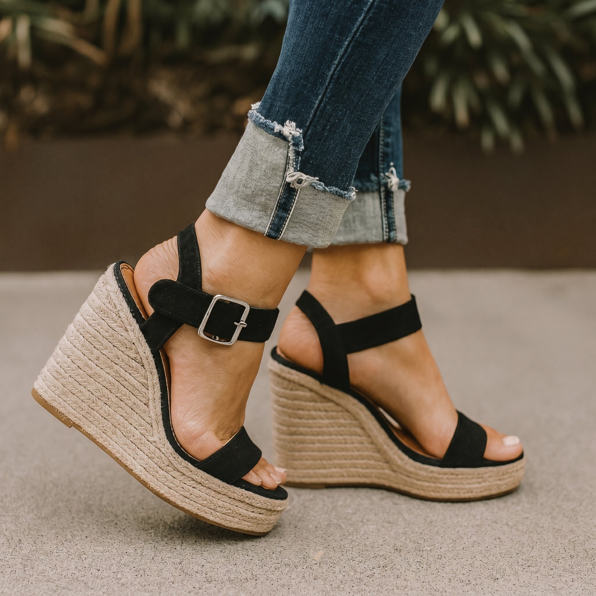 Nina - Women's Espadrille Wedge Sandals