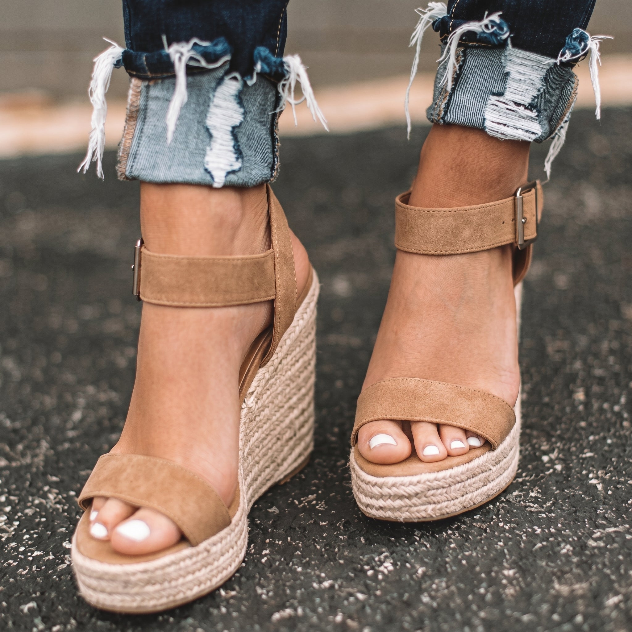 Nina - Women's Espadrille Wedge Sandals
