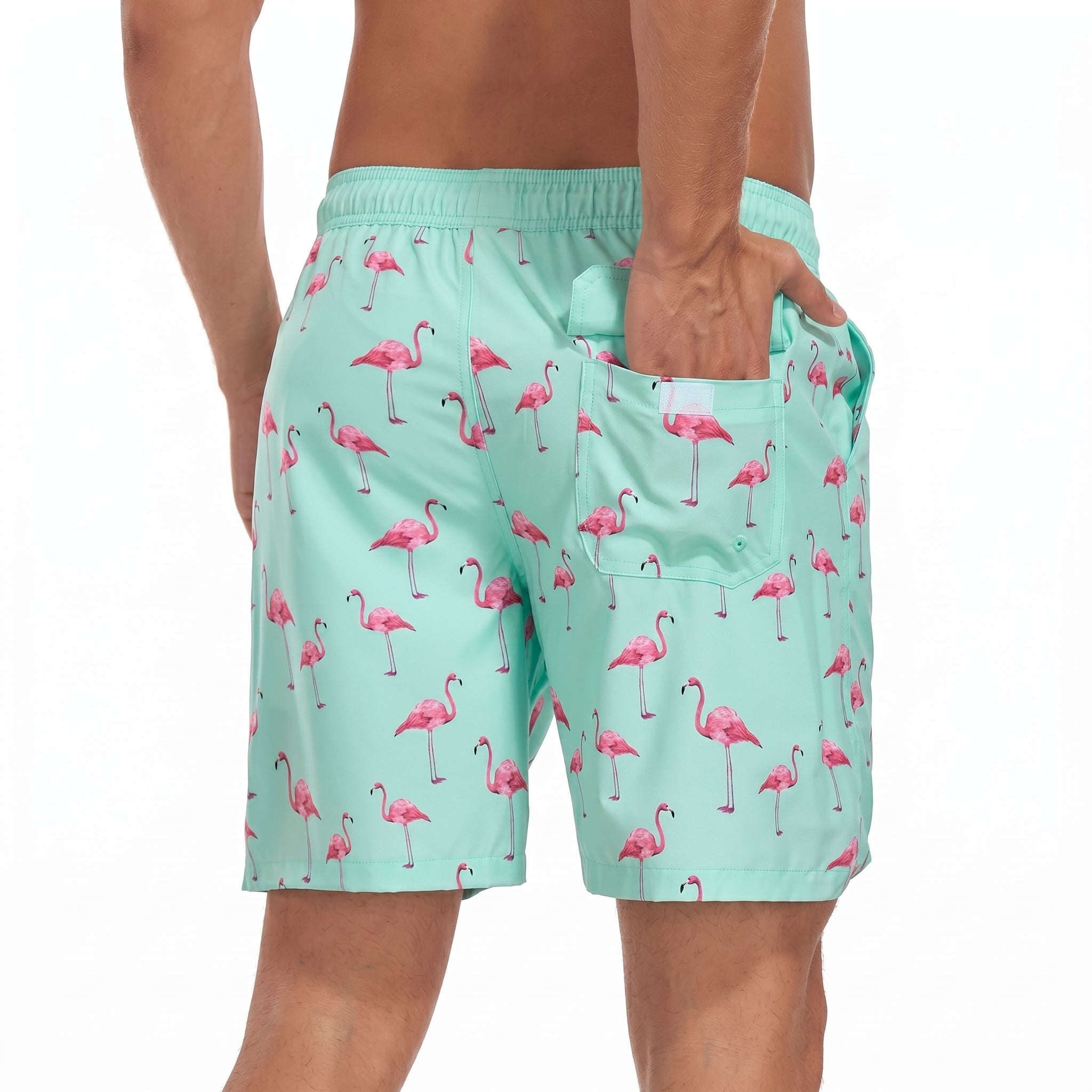 Ryan - Men's Printed Drawstring Swimming Shorts